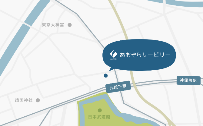 本社所在地の地図